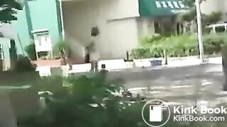 outdoors pooping accidents 004 - desperate japan girl diarrhea in panties