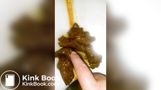 Scat farming women's toilet