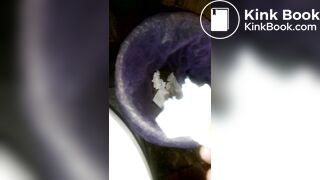 Scat farming women's toilet