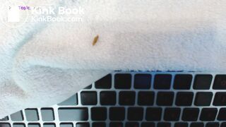 cute blonde girl scat anal masturbation