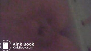 Girl tasting her poo (first time)