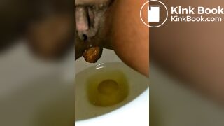 Ebony pushing it out