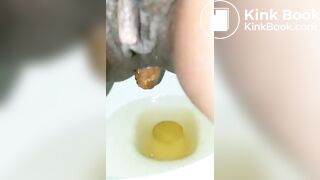 Ebony pushing it out