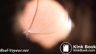 Grannies pooping and pissing in public toilets