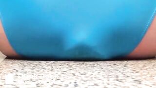 Brownpanties Swimsuit poop