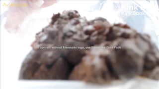 beautiful and sexy girl with black hair crapped