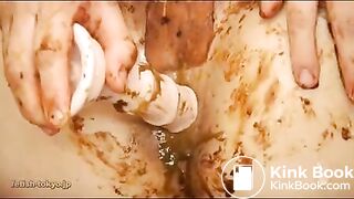 Japanese scat smearing and dirty anal