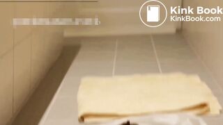 sexy naked brunette shitting - video 2