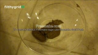 beautiful and sexy brunette has diarrhea