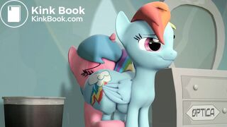 Rainbow dash scat