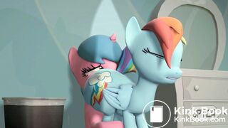 Rainbow dash scat