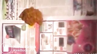 HornyLily indian bhabhi pooping on the floor