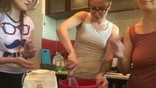 3 Girls Make shit brownies and eat them (Part 2)