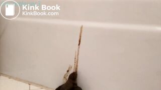 Shiting with futuristic glasses