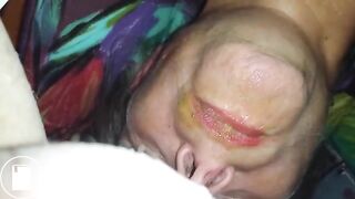 Amateur scat pooping eating wife
