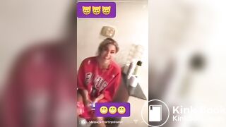 Chilean girl pooping