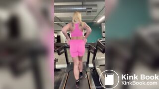 Lana Huckaby , Summer_Fox Babestaion, flash in gym