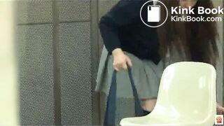 Japanese School Girl in pantypoop 2-2