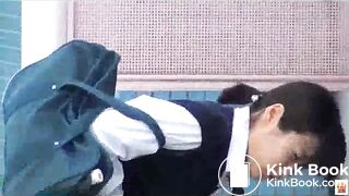 Japanese School Girl in pantypoop 2-2