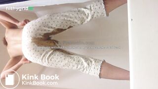 sexy topless milf has diarrhea