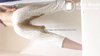 sexy topless milf has diarrhea