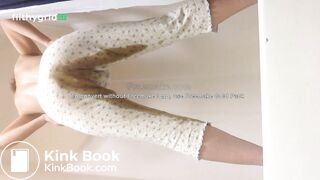 sexy topless milf has diarrhea