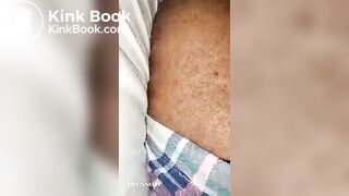 Ebony Let's BF Clean Her Ass