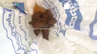 naked girl with a big ass shitting