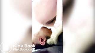 Chinese toilet femdom-scat