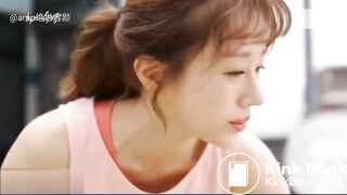 Korean girl has diarrhea during yoga