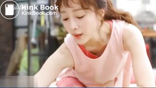 Korean girl has diarrhea during yoga