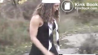 Pretty girl pooping 1