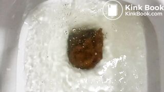 Huge Pink Panty Poop Jeans Skirt