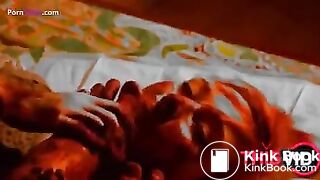 Pretty girl licks shit on feet