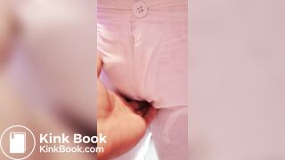 Panty poop and poop on white jeans then smearing