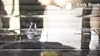 CUBE - japanese girl dropping big pile of poop