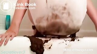 Huge White Panty Poop - video 3