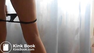 Girl poo in room no wipe ass