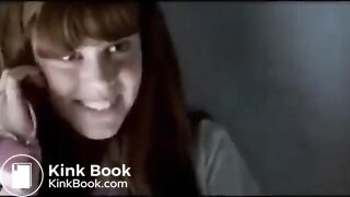 Girls farting on toilet