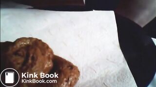 Fat ass grandma shitting diarrhea