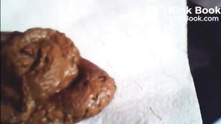 Fat ass grandma shitting diarrhea