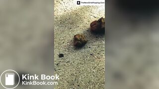 Sexy ebony shitting - video 3