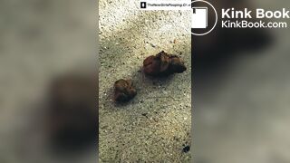 Sexy ebony shitting - video 3