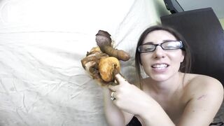 Erotic pocket pussy shitting fuck