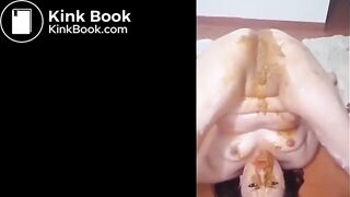 She shits on her own face Part 1