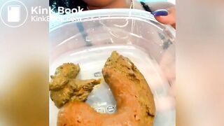 Sexy ebony poop - video 2