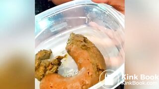 Sexy ebony poop - video 2