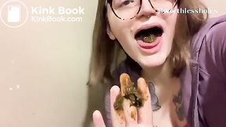 [ME] Eating and playing with shit at work