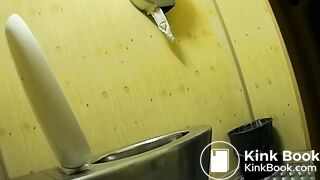 Voyeur Of A Slim Girl Having A Poo Over A Toilet