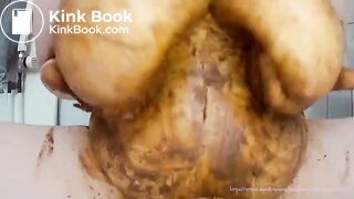 Smearing my warm shit on my body